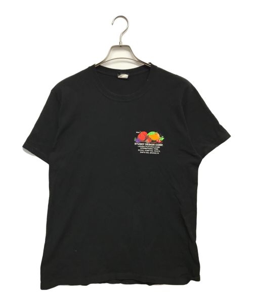 stussy（ステューシー）stussy (ステューシー) プリントTシャツ ブラック サイズ:Mの古着・服飾アイテム