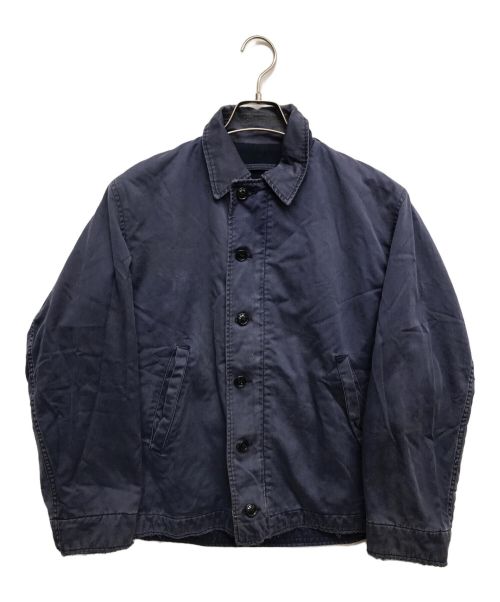 U'S NAVY（ユーエスネイビー）U'S NAVY (ユーエスネイビー) ユーティリティージャケット ネイビー サイズ:38SHORTの古着・服飾アイテム