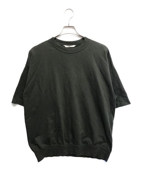 AURALEE（オーラリー）AURALEE (オーラリー) SUPER HIGH GAUZE SWEAT BIG TEE グリーン サイズ:4の古着・服飾アイテム