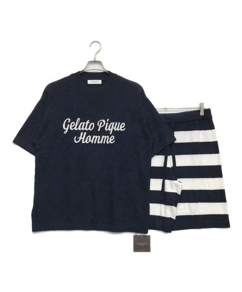 GELATO PIQUE HOMME（ジェラートピケ オム）gelato pique homme (ジェラートピケ オム) スムーズィーセットアップ ネイビー サイズ:M 未使用品の古着・服飾アイテム