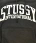 中古・古着 stussy (ステューシー) STUSSY INTERNATIONAL HOOD ブラック サイズ:M：18000円