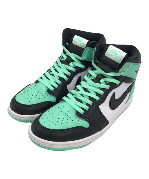 NIKE（ナイキ）NIKE (ナイキ) AIR JORDAN 1 HIGH OG Green Glow グリーン×ホワイト サイズ:31の古着・服飾アイテム