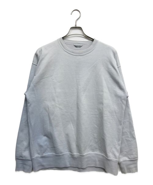 AURALEE（オーラリー）AURALEE (オーラリー) ORGANIC COTTON COMPACT GRADATION DYED SWEAT P/O ブルー サイズ:4の古着・服飾アイテム