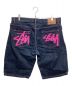 stussy (ステューシー) デニムハーフパンツ インディゴ サイズ:W38：5000円