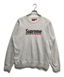 SUPREME（シュプリーム）の古着「Underline Crewneck」｜グレー