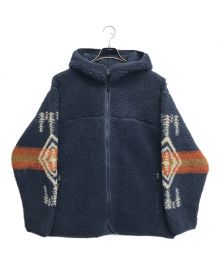 PENDLETON（ペンドルトン）の古着「ボアジップフーディー」｜ネイビー