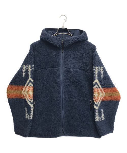 PENDLETON（ペンドルトン）PENDLETON (ペンドルトン) ボアジップフーディー ネイビー サイズ:Lの古着・服飾アイテム