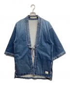 BLUE SAKURAブルーサクラ）の古着「DENIM KIMONO JACKET」｜インディゴ