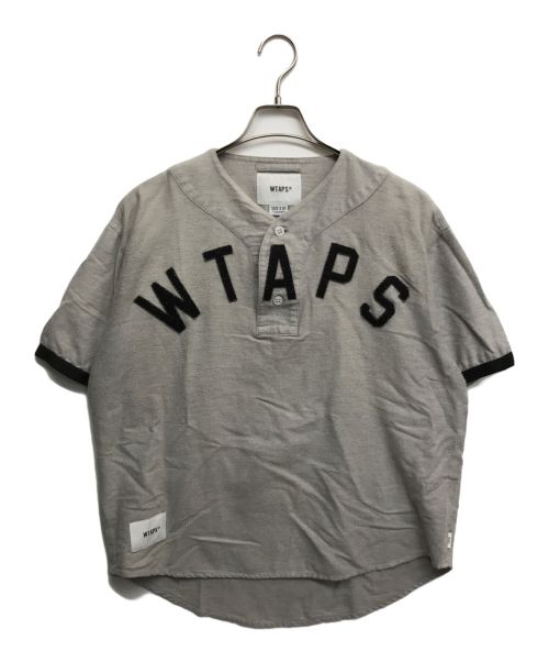 WTAPS（ダブルタップス）WTAPS (ダブルタップス) LEAGUE SS COTTON. FLANNEL グレー サイズ:01の古着・服飾アイテム