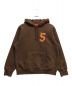 SUPREME（シュプリーム）の古着「S Logo Hooded Sweatshirt」｜ブラウン