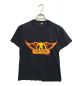 Aerosmith（エアロスミス）の古着「80ｓWALK THIS WAYプリントTシャツ」｜ブラック