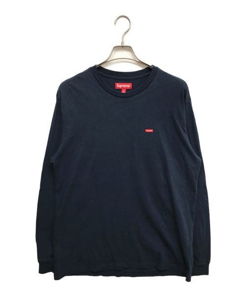 SUPREME（シュプリーム）Supreme (シュプリーム) Small Box L/S Tee ネイビー サイズ:Mの古着・服飾アイテム