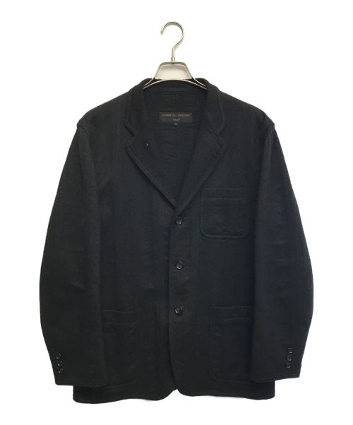 COMME des GARCONS HOMME（コムデギャルソン オム）COMME des GARCONS HOMME (コムデギャルソン オム) 3Bウール混テーラードジャケット ブラック サイズ:Mの古着・服飾アイテム