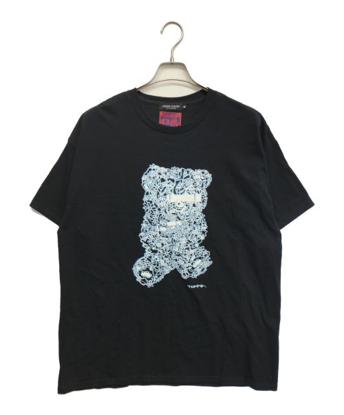 UNDERCOVER（アンダーカバー）UNDERCOVER (アンダーカバー) TAPPEI (タッペイ) ベアプリントTシャツ ブラック サイズ:XLの古着・服飾アイテム