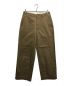 UNIVERSAL PRODUCTS.（ユニバーサルプロダクツ）の古着「NO TUCK WIDE CHINO TROUSERS」｜ベージュ