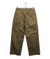 UNIVERSAL PRODUCTS. (ユニバーサルプロダクツ) NO TUCK WIDE CHINO TROUSERS ベージュ サイズ:1：15000円