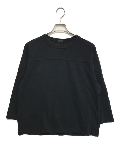 COMOLI（コモリ）COMOLI (コモリ) フットボールTシャツ ブラック サイズ:1の古着・服飾アイテム