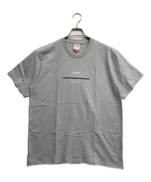 SUPREME（シュプリーム）Supreme (シュプリーム) スタンダードT ブルー サイズ:Mの古着・服飾アイテム