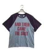 myne×MIHARA YASUHIROマイン×ミハラヤスヒロ）の古着「THE SHOT Printed TEE」｜ブルー