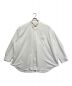 Graphpaper（グラフペーパー）の古着「Oxford Pique Jersey L/S Oversized B.D Shirt」｜ホワイト