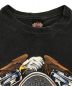 中古・古着 HARLEY-DAVIDSON (ハーレーダビッドソン) プリントTシャツ ブラック サイズ:XL：8000円