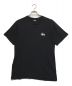 stussy（ステューシー）の古着「ロゴプリントTシャツ」｜ブラック