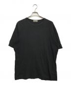 Yohji Yamamoto pour hommeヨウジヤマモト プールオム）の古着「バッグロゴプリントTシャツ」｜ブラック