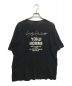 Yohji Yamamoto pour homme (ヨウジヤマモト プールオム) バッグロゴプリントTシャツ ブラック サイズ:3：8000円