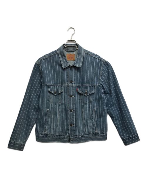 SUPREME（シュプリーム）SUPREME (シュプリーム) LEVI'S (リーバイス) Pinstripe Trucker Jacket インディゴ サイズ:Mの古着・服飾アイテム