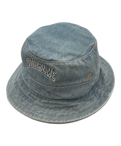 SUPREME（シュプリーム）Supreme (シュプリーム) Diamond Stitch Crusher インディゴ サイズ:M/Lの古着・服飾アイテム