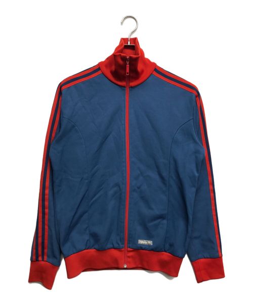 adidas（アディダス）adidas (アディダス) トラックジャケット ブルー×レッド サイズ:Mの古着・服飾アイテム