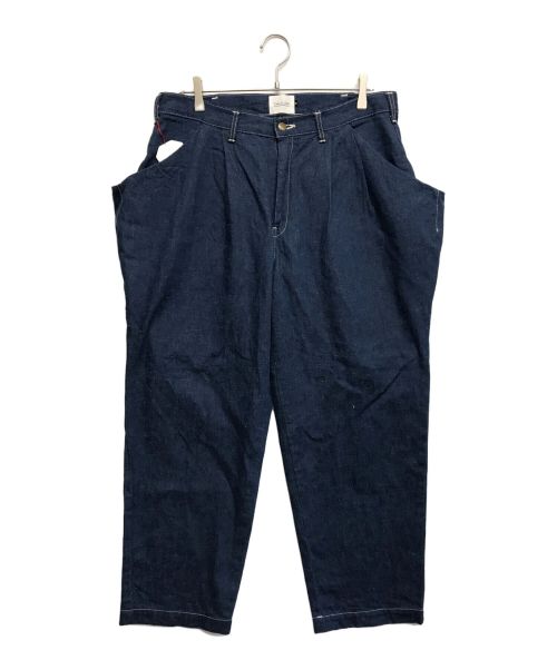 CAL O LINE（キャルオーライン）CAL O LINE (キャルオーライン) DENIM GARDENER PANTS インディゴ サイズ:Mの古着・服飾アイテム