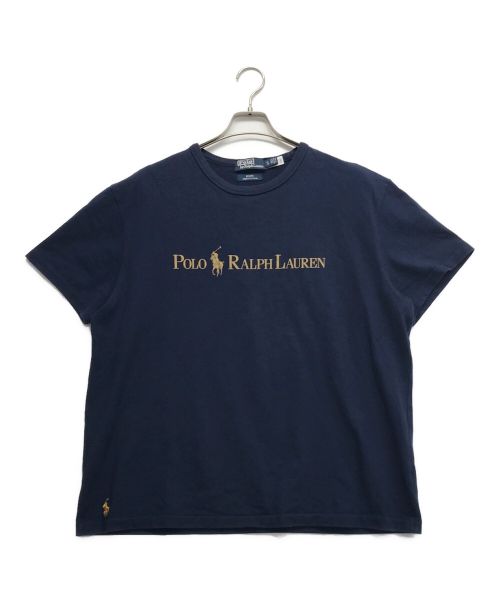 POLO RALPH LAUREN（ポロ・ラルフローレン）POLO RALPH LAUREN (ポロ・ラルフローレン) BEAMS (ビームス) 別注ロゴプリントTシャツ ネイビー サイズ:XLの古着・服飾アイテム