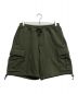 X-LARGE（エクストララージ）の古着「SWEAT CARGO SHORT PANTS」｜カーキ