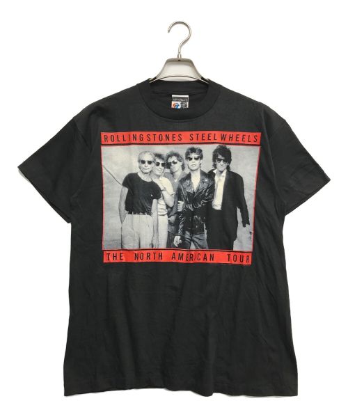 ROLLING STONES（ローリングストーンズ）ROLLING STONES (ローリングストーンズ) 90ｓヴィンテージバンドTシャツ ブラック サイズ:Lの古着・服飾アイテム