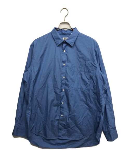 PACS（パックス）PACS (パックス) Round Corner Pocket Shirts ブルー サイズ:3の古着・服飾アイテム