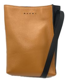 MARNI（マルニ）の古着「MUSEO SOFT SHOULDER BAG」｜ブラウン×ブラック