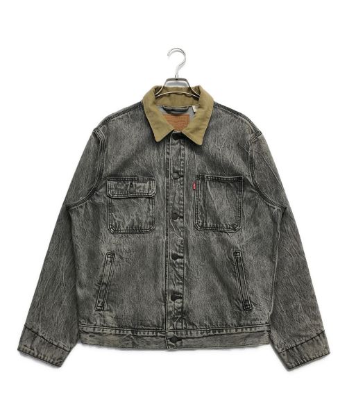 LEVI'S PReMIUM（リーバイスプレミアム）LEVI'S PReMIUM (リーバイスプレミアム) サンセットトラッカージャケット ブラック サイズ:Mの古着・服飾アイテム