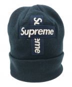 SUPREME×New Eraシュプリーム×ニューエラ）の古着「Cross Box Logo Beanie」｜ネイビー