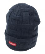 SUPREMEシュプリーム）の古着「Basket Weave Beanie」｜ネイビー