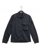 STONE ISLANDストーンアイランド）の古着「OLD EFFECT ZIP OVERSHIRT」｜ネイビー