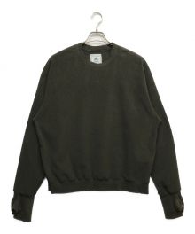 O.E.M（オーイーエム）の古着「HAND WARMED CREW NECK FLEECE」｜オリーブ