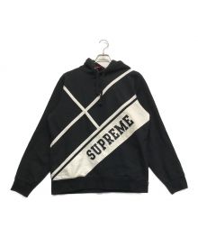 SUPREME（シュプリーム）の古着「Diagonal Hooded Sweatshirt」｜ブラック