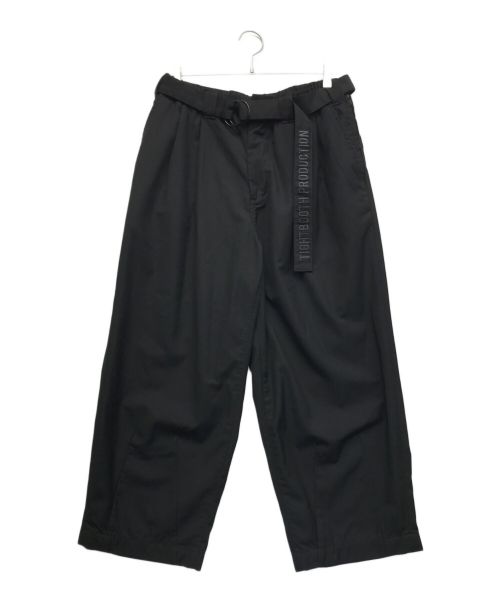 TIGHTBOOTH PRODUCTION（タイトブースプロダクション）TIGHTBOOTH PRODUCTION (タイトブースプロダクション) BAGGY SLACKS ブラック サイズ:Lの古着・服飾アイテム