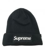 SUPREME×New Eraシュプリーム×ニューエラ）の古着「Box Logo Beanie」｜ブラック