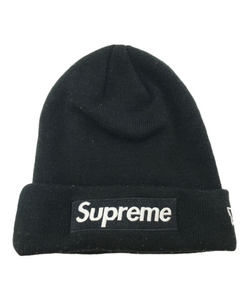 SUPREME（シュプリーム）Supreme (シュプリーム) New Era (ニューエラ) Box Logo Beanie ブラックの古着・服飾アイテム