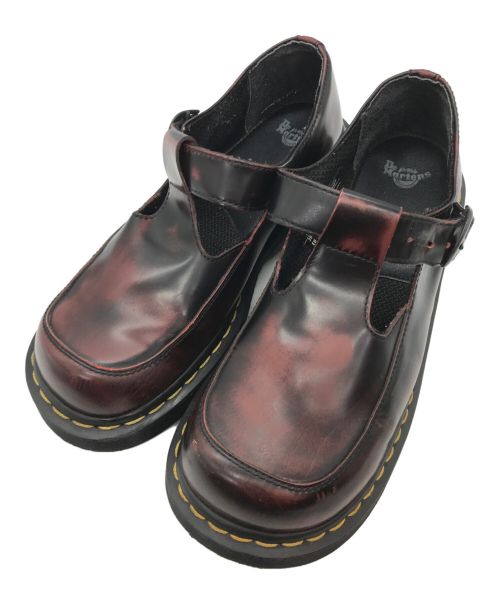 Dr.Martens（ドクターマーチン）Dr.Martens (ドクターマーチン) Tバーシューズ レッド サイズ:UK6の古着・服飾アイテム