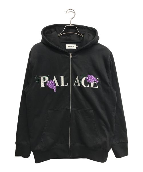 PALACE（パレス）PALACE (パレス) GRAPE ZIP HOOD ブラック サイズ:Mの古着・服飾アイテム