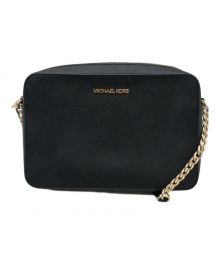 MICHAEL KORS（マイケルコース）の古着「Jet Set Large Crossbody」｜ブラック