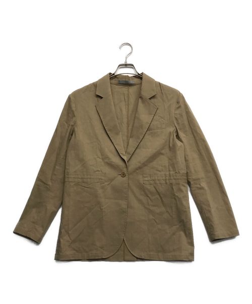 theory luxe（セオリーリュクス）theory luxe (セオリーリュクス) ECO CRUNCH WASHリネンジャケット ベージュ サイズ:40の古着・服飾アイテム